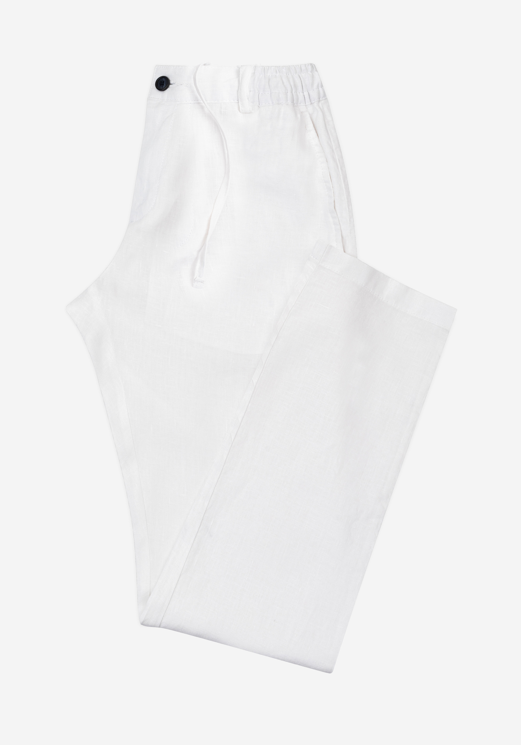Moon White Soléa Pure Linen Pants