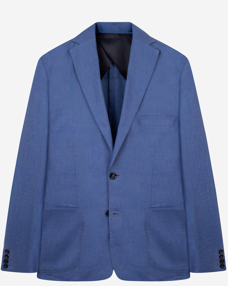 Côte Blue Pure Linen Blazer