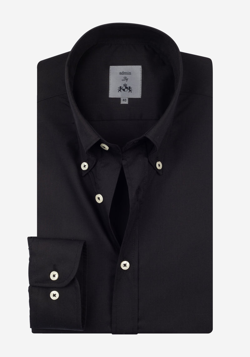 Jet Black Chambray Shirt