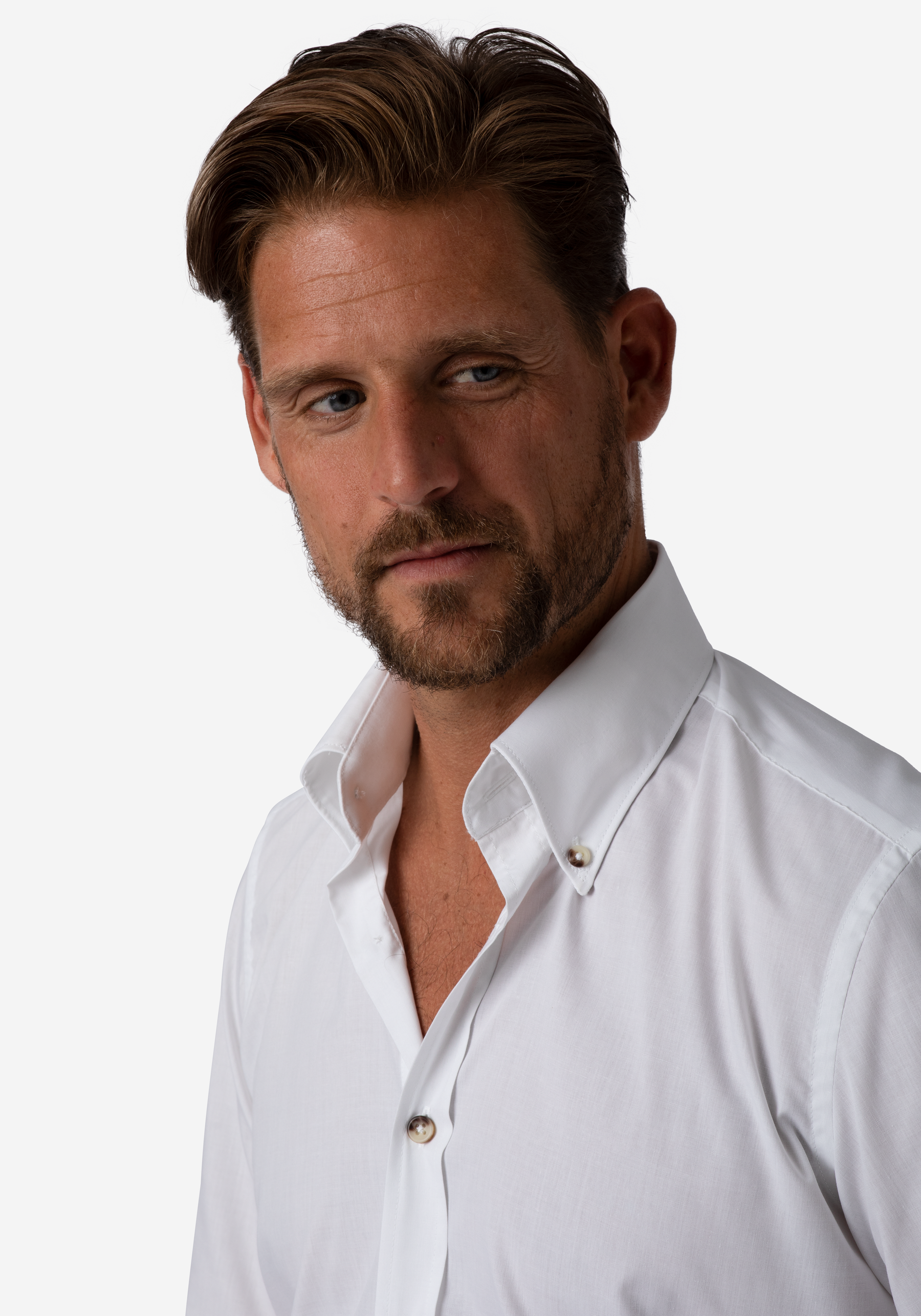 Cloud White Chambray Shirt