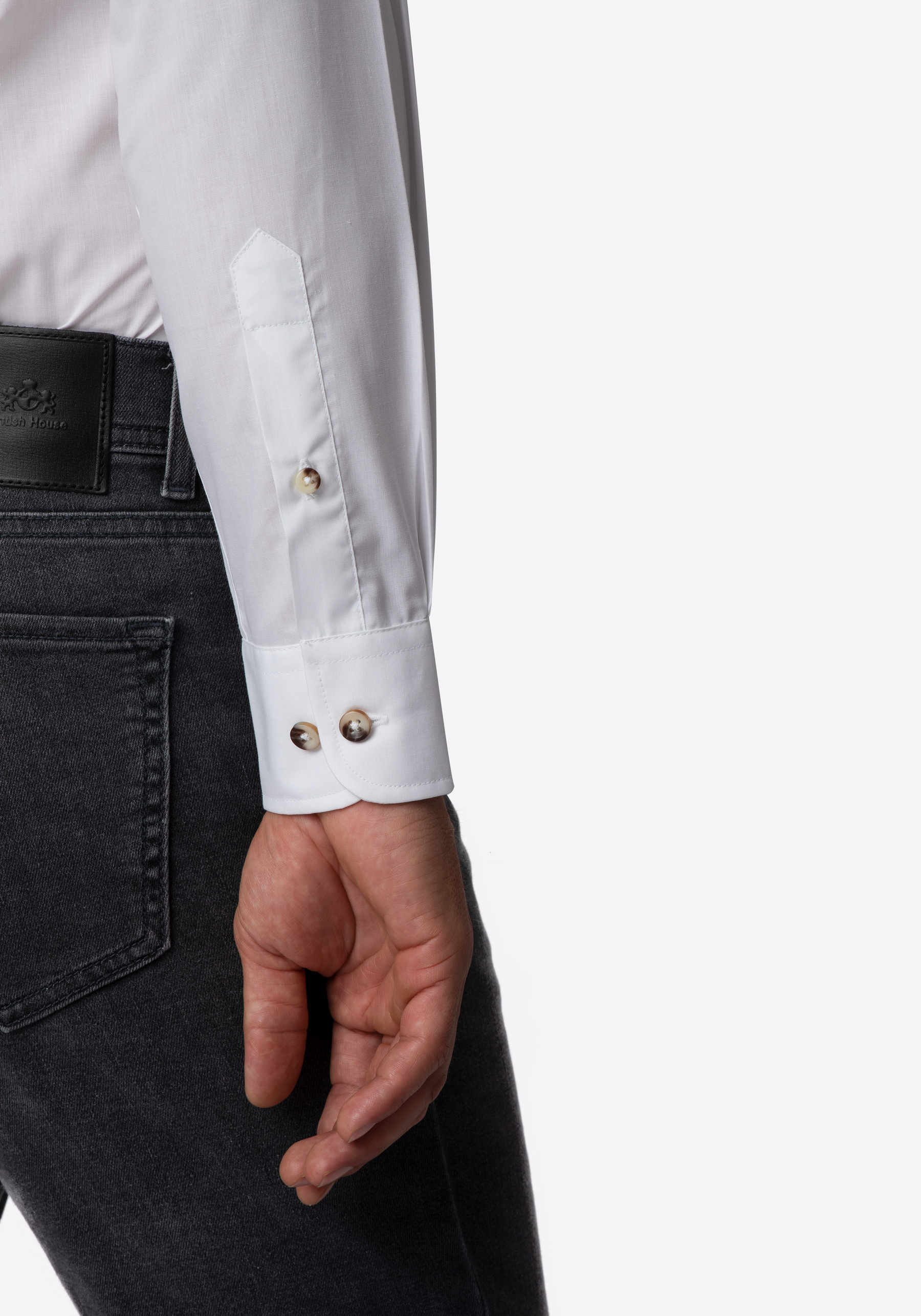 Cloud White Chambray Shirt