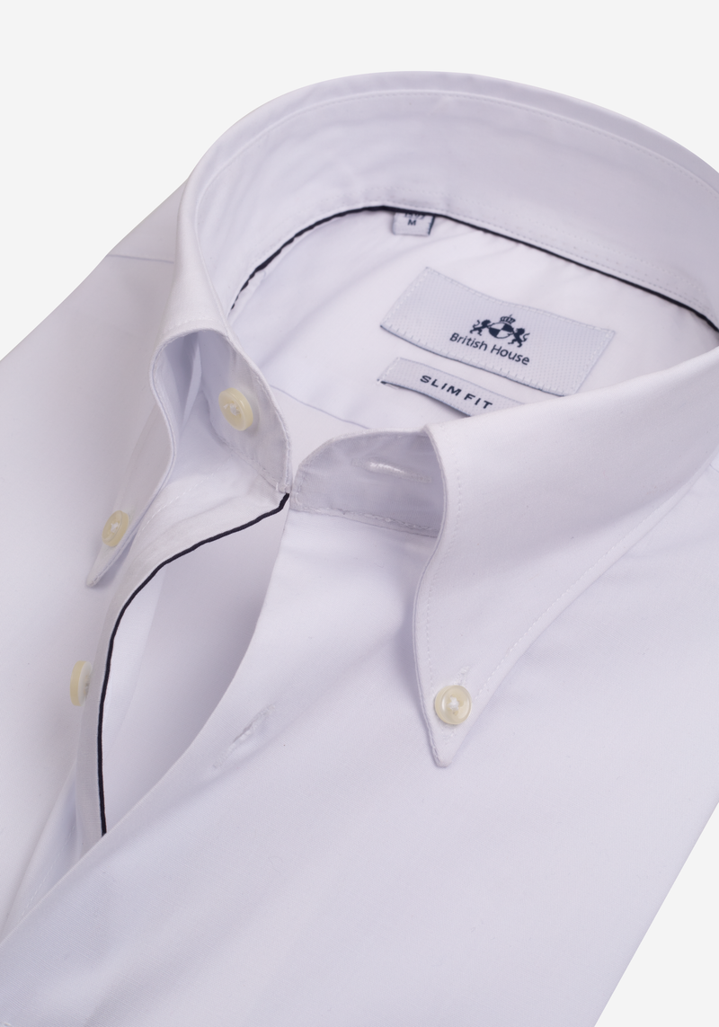 Starlight White Cotton Lycra Shirt
