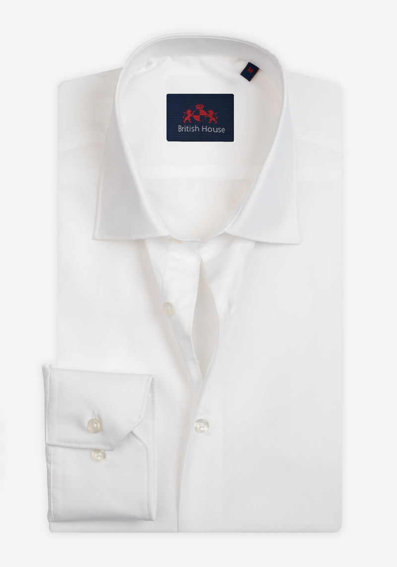 Moon White Poplin Liquid Ammonia Shirt
