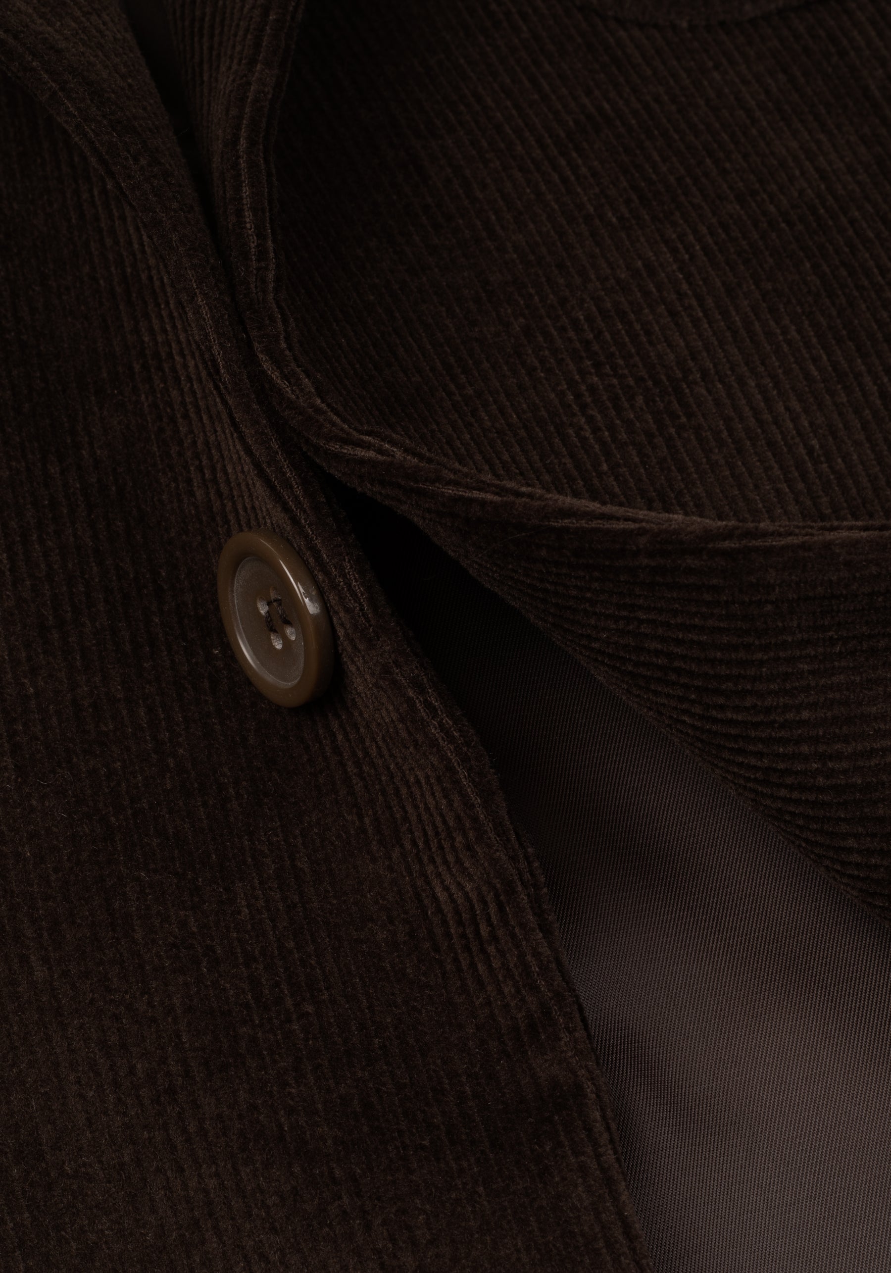 Slim Fit Truffle Brown Stripe Corduroy Blazer