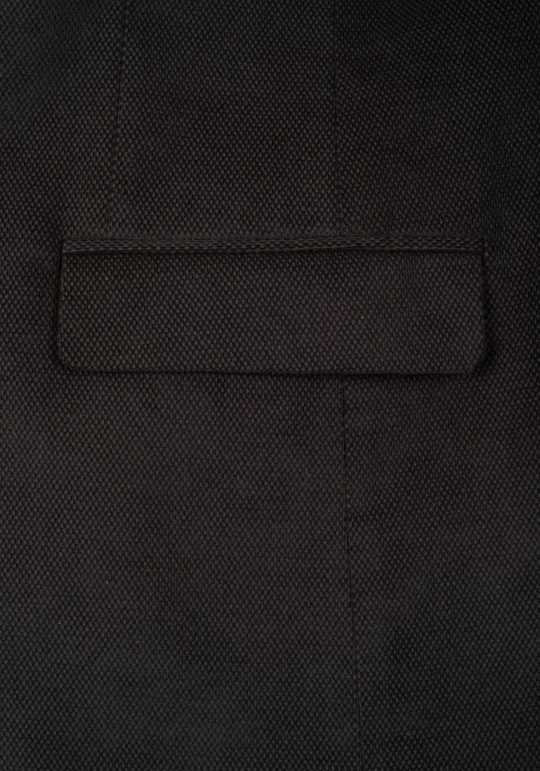 Slim Fit Ash Grey Dotted Pique Blazer