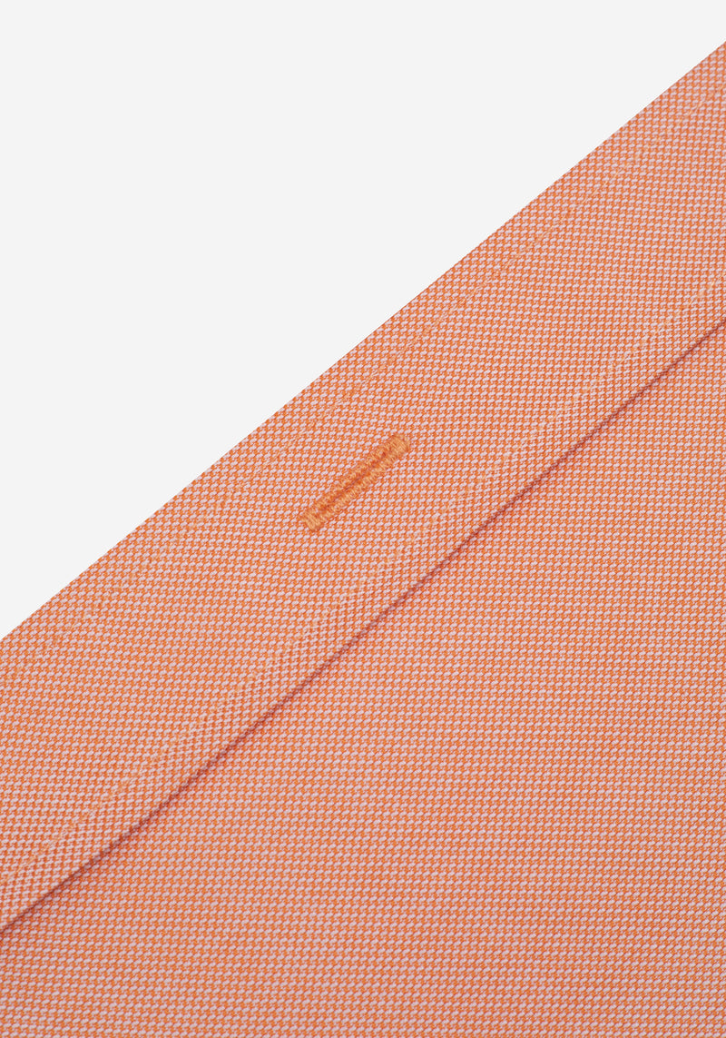 Glow Orange Washed Oxford Shirt