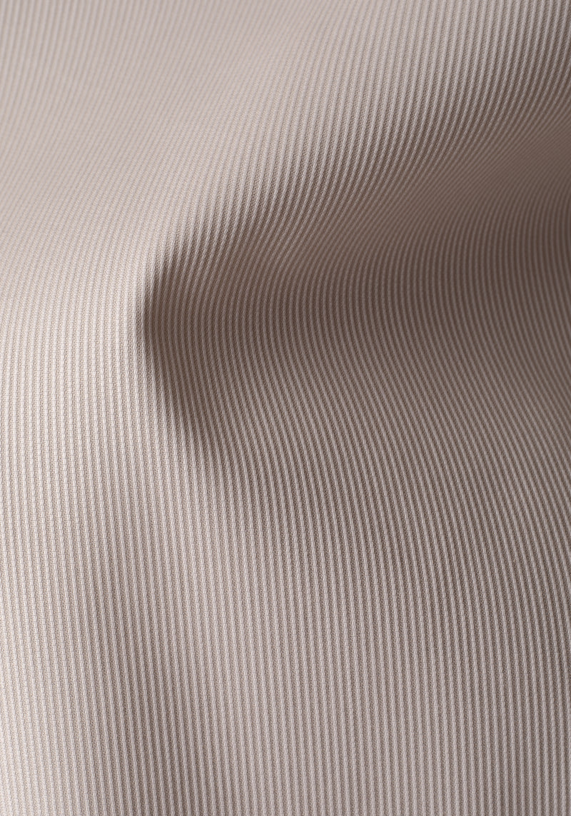 Dull Beige Stripe Piqué Shirt