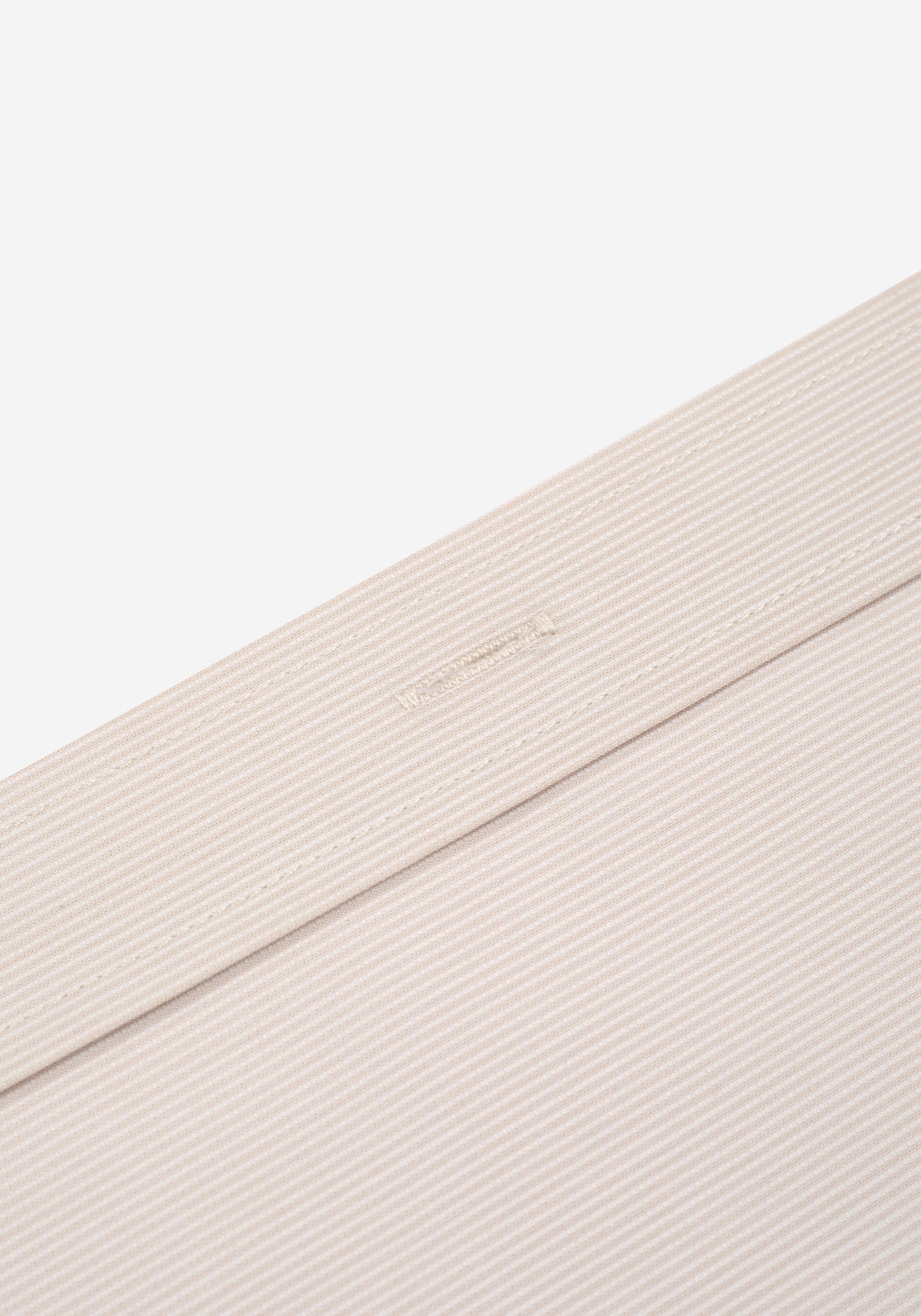 Dull Beige Stripe Piqué Shirt