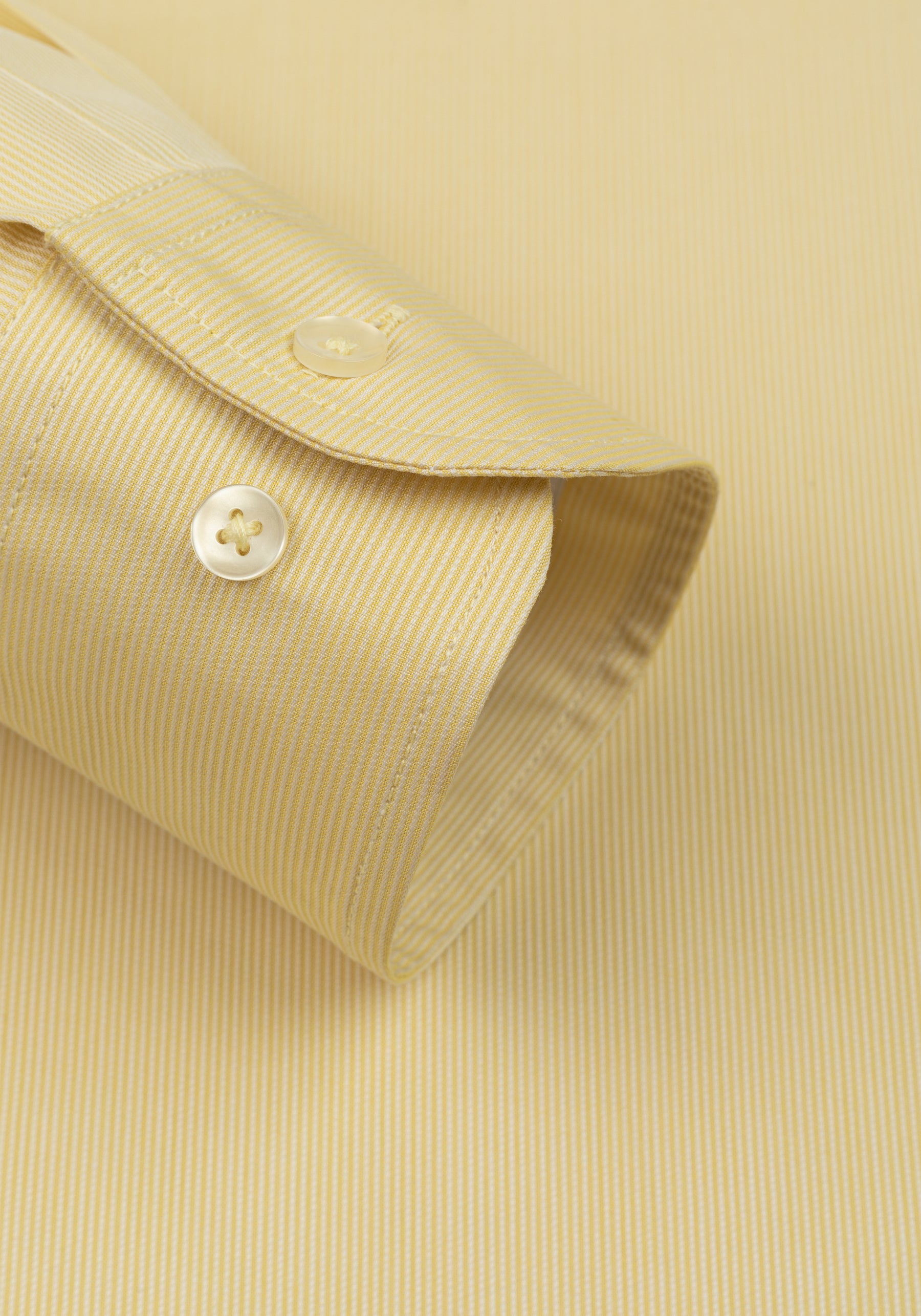 Brass Yellow Stripe Piqué Shirt