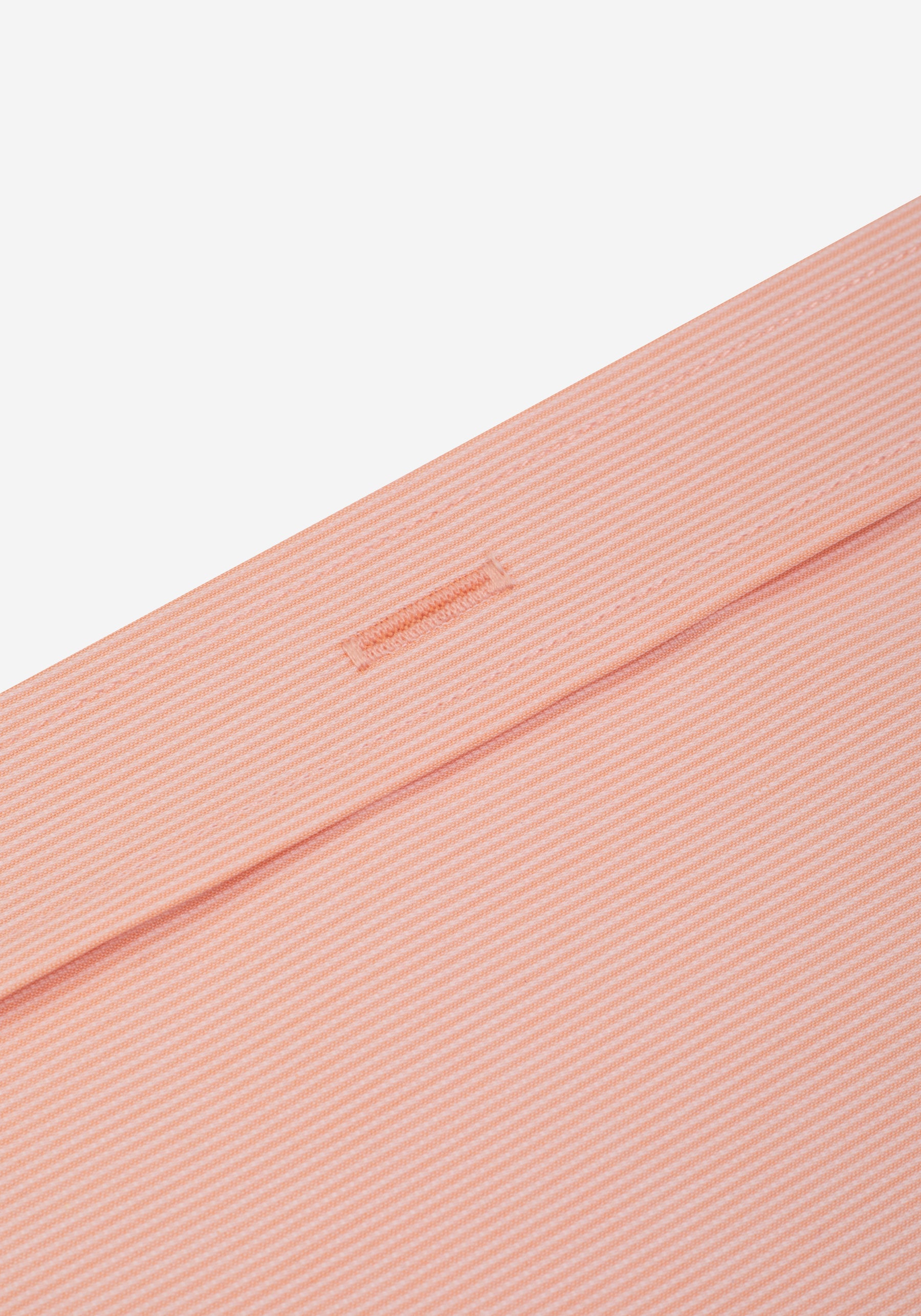 Pastel Orange Stripe Piqué Shirt