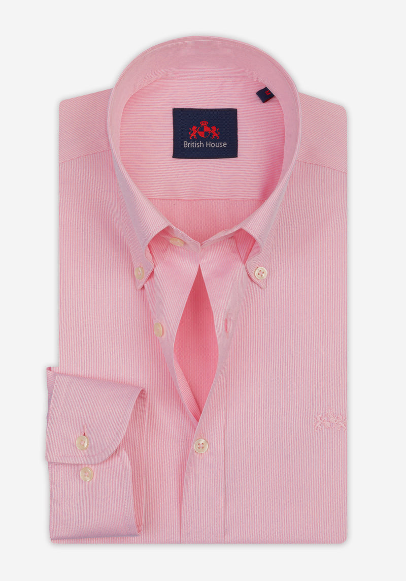 Fairy Pink Stripe Piqué Shirt