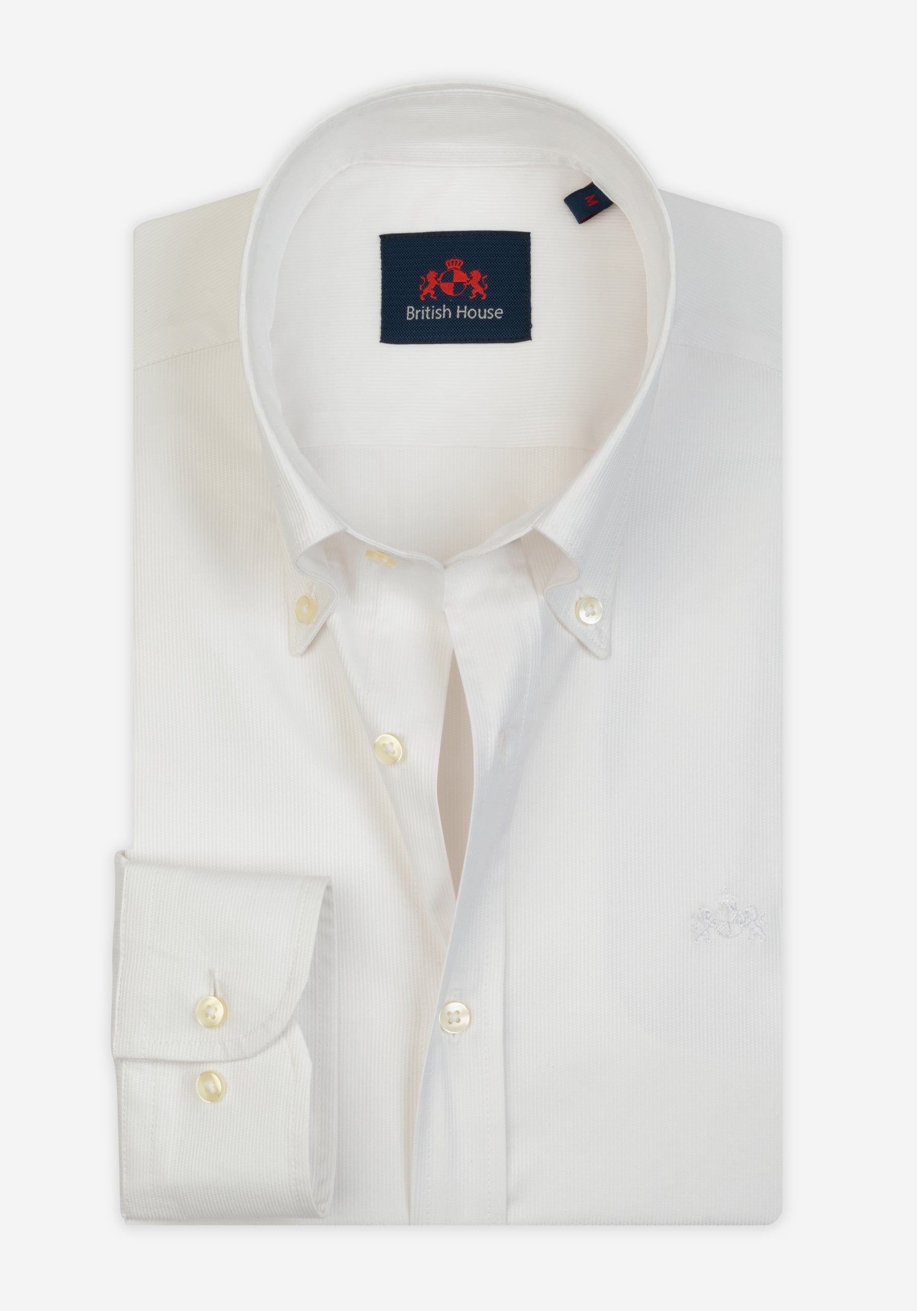 Soft White Stripe Piqué Shirt