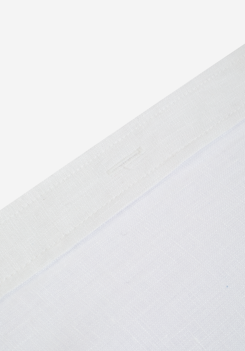 Cloud White Washed Belgian Linen Shirt