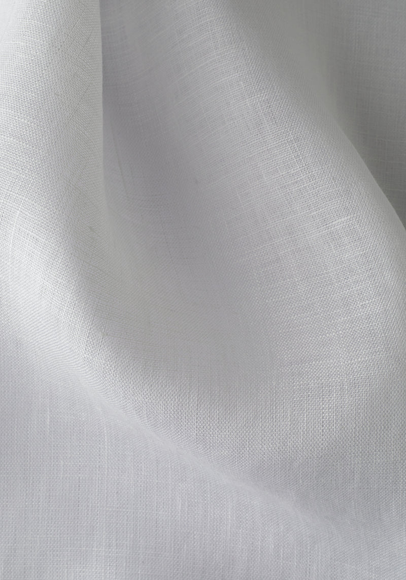 Frost White Belgian Linen Shirt
