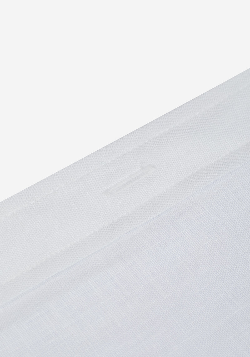 Frost White Belgian Linen Shirt