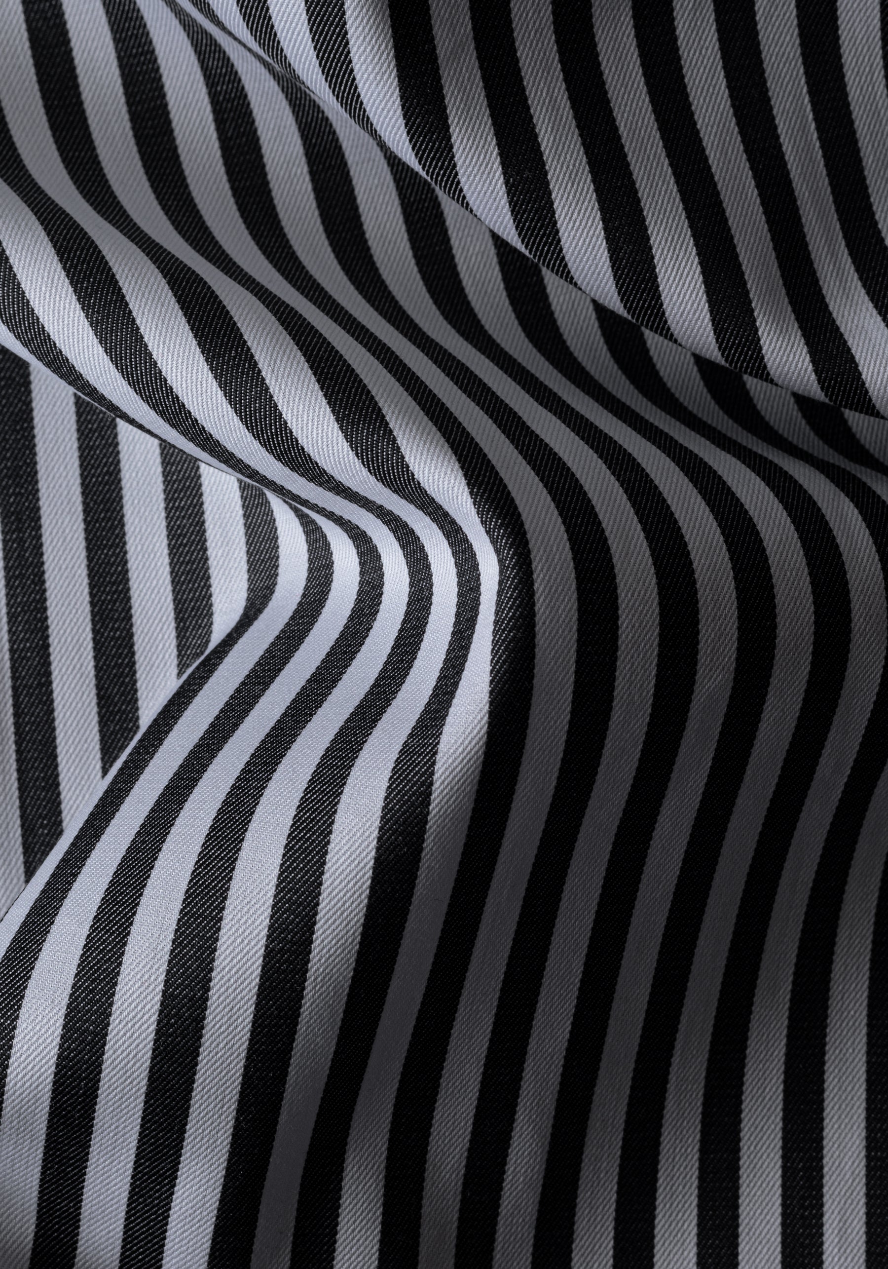 Giza 87 Cotton Astral Black Stripe Signature Twill Shirt