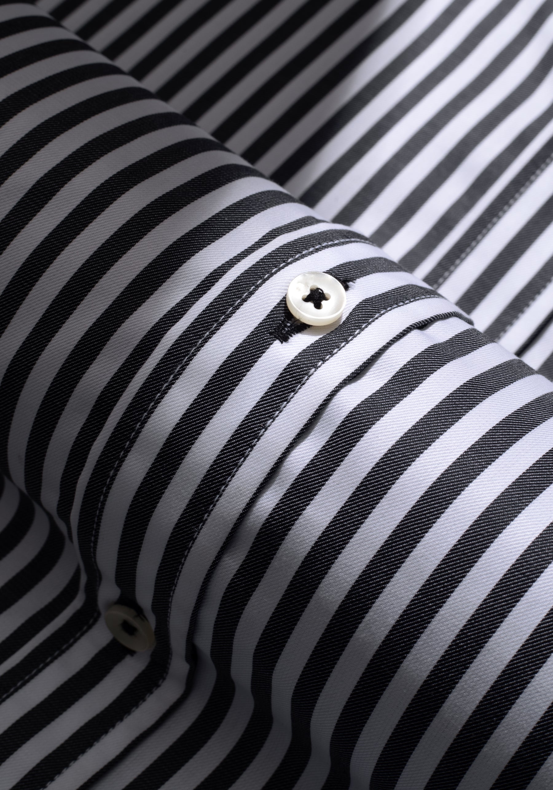 Giza 87 Cotton Astral Black Stripe Signature Twill Shirt
