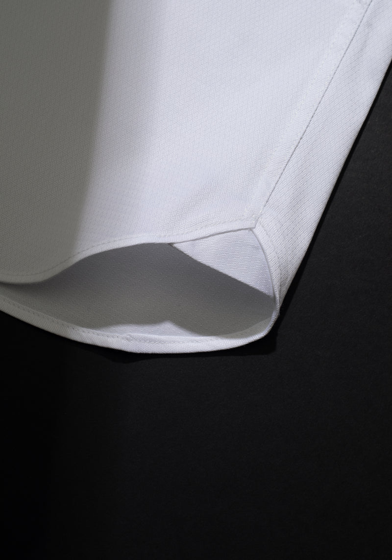 Giza 87 Cotton Lotus White Dobby Shirt