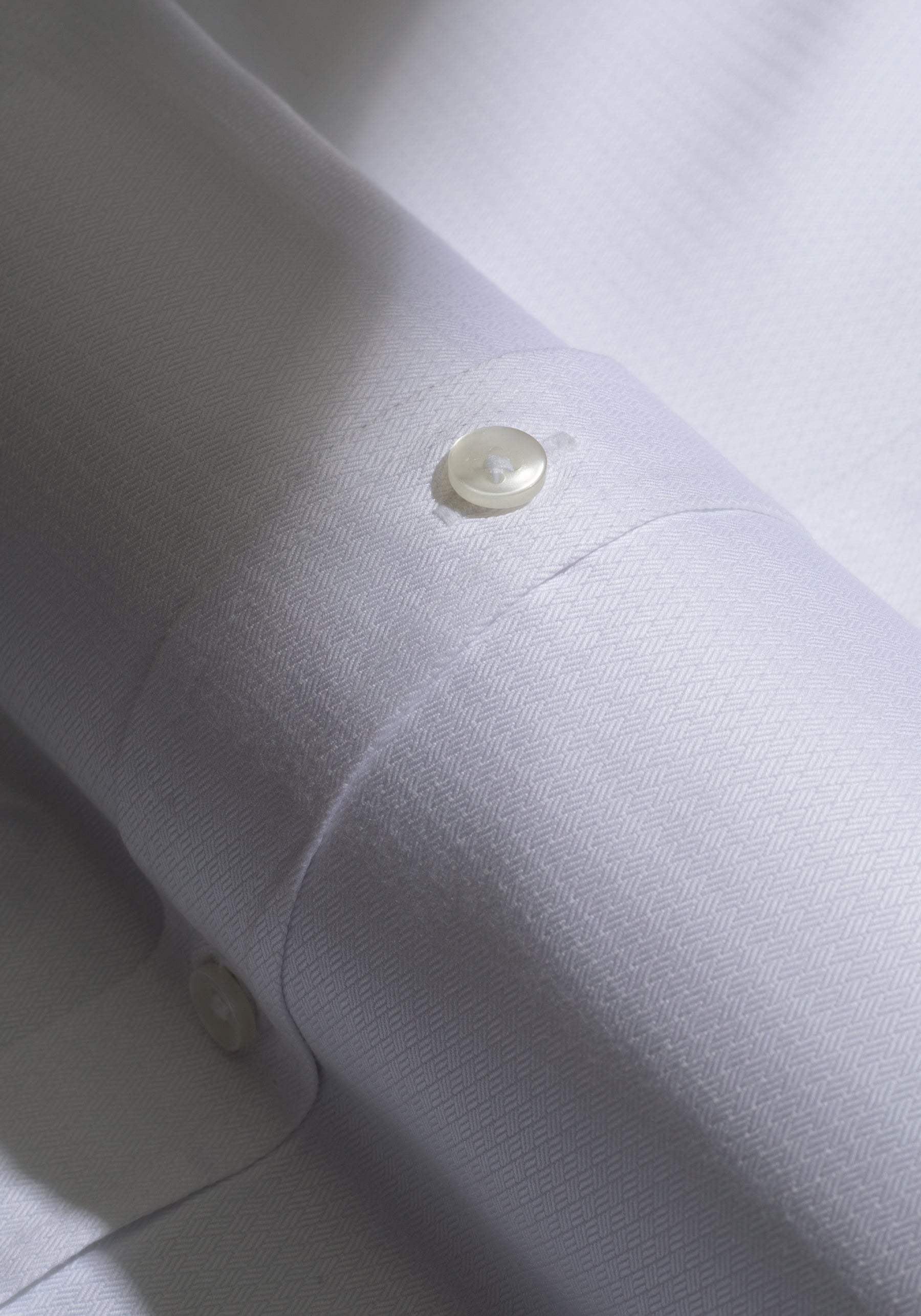 Giza 87 Cotton Lotus White Dobby Shirt