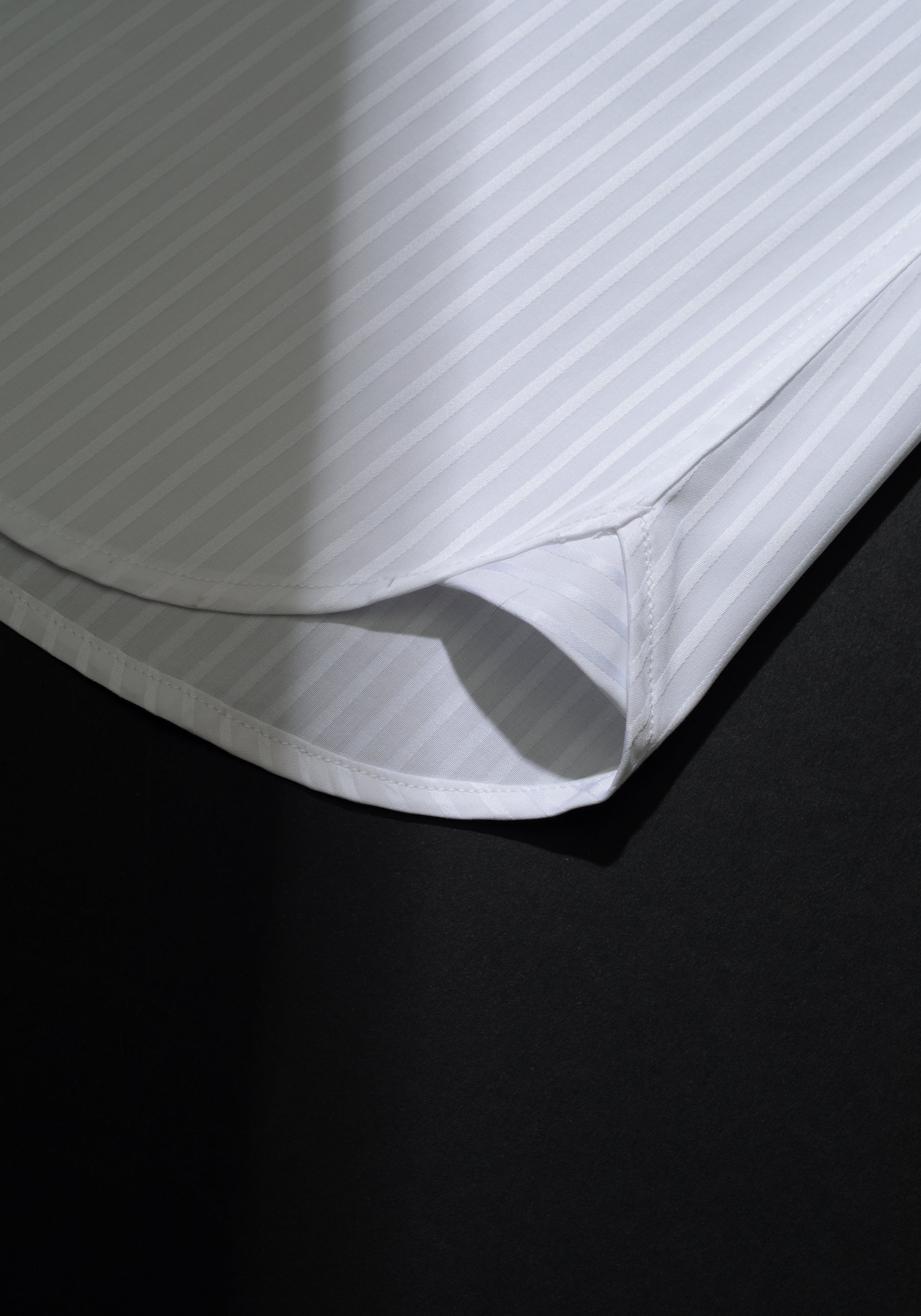 Giza 87 Cotton Halo White Stripe Signature Twill Shirt