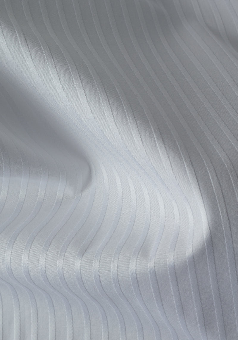 Giza 87 Cotton Halo White Stripe Signature Twill Shirt
