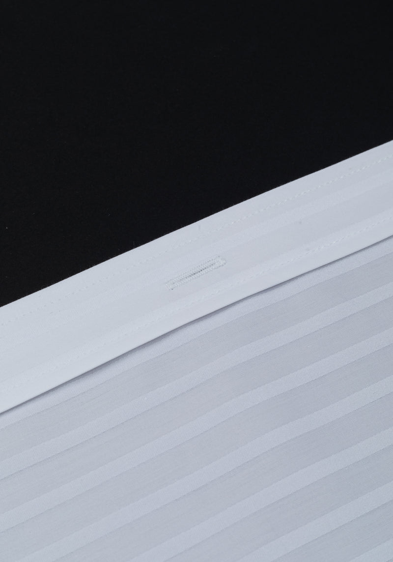 Giza 87 Cotton Glacier White Stripe Signature Twill Shirt