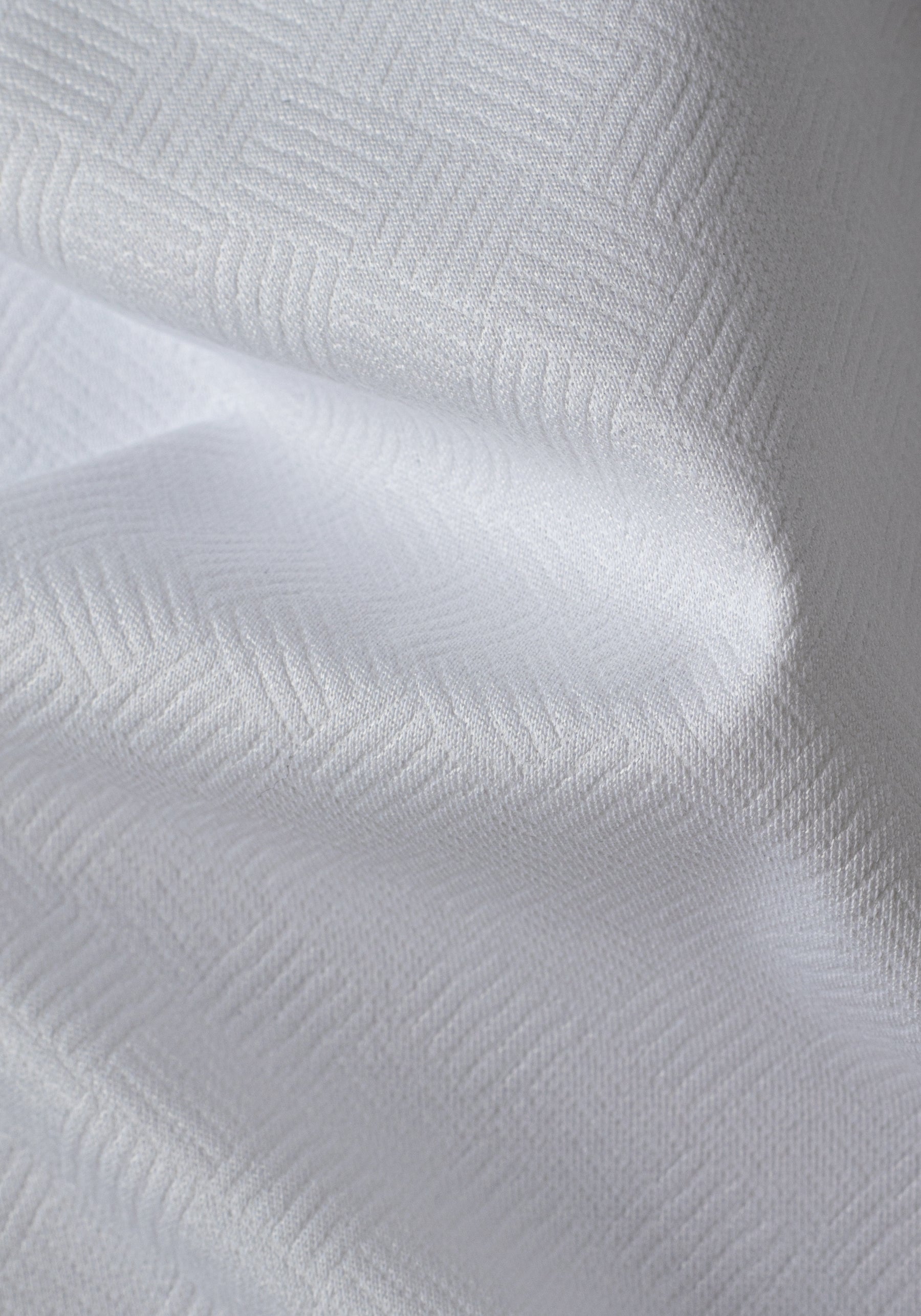 Lunar White Knitted 4-Way Stretch Shirt
