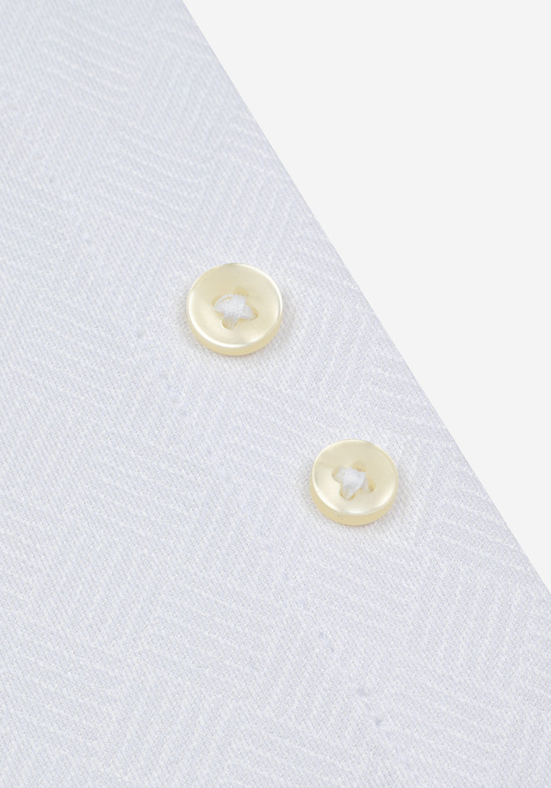 Lunar White Knitted 4-Way Stretch Shirt