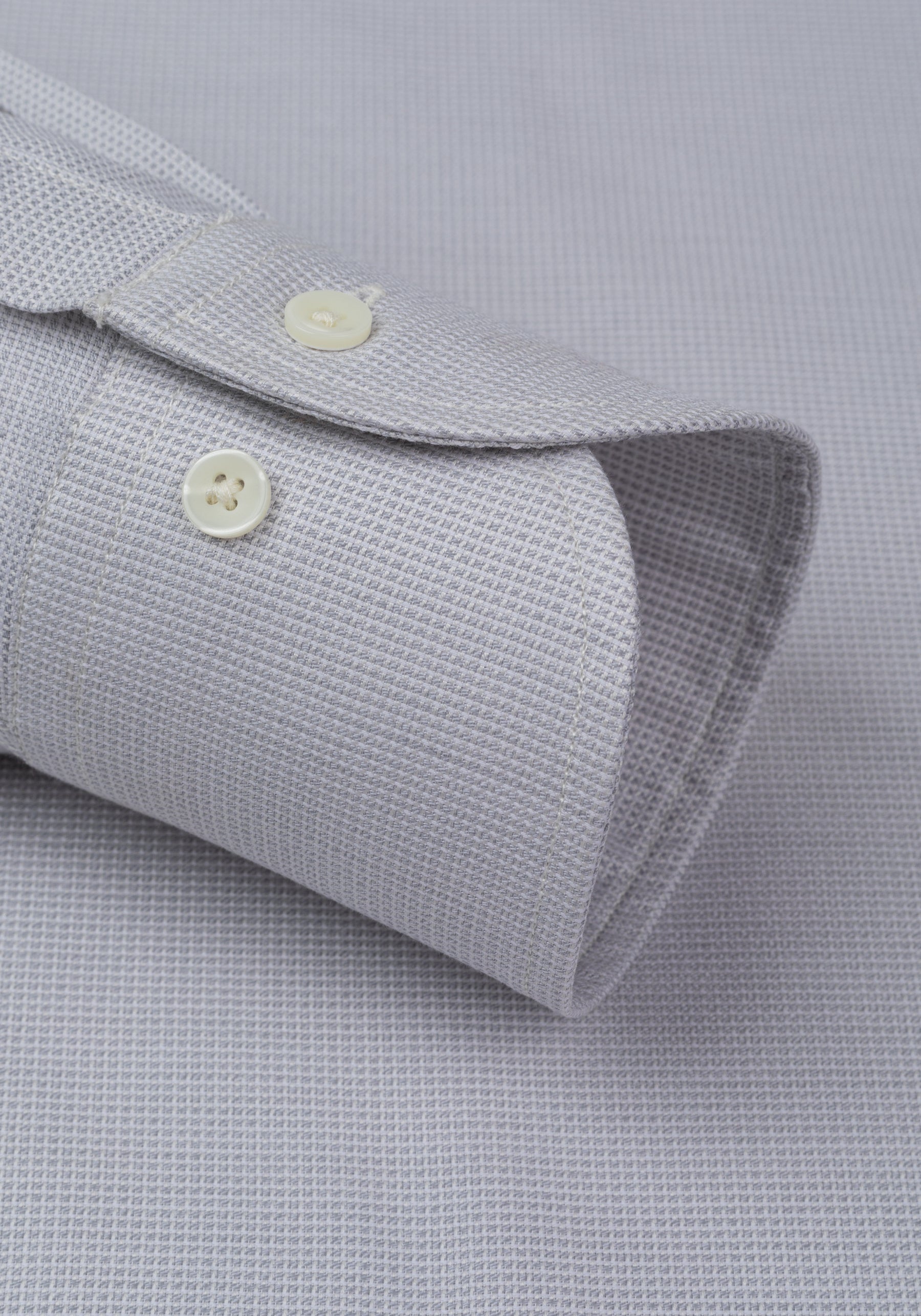 Twilight Grey Checked Dobby Shirt