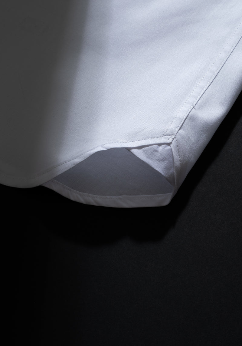 Giza 87 Cotton Pearl White Signature Poplin Shirt