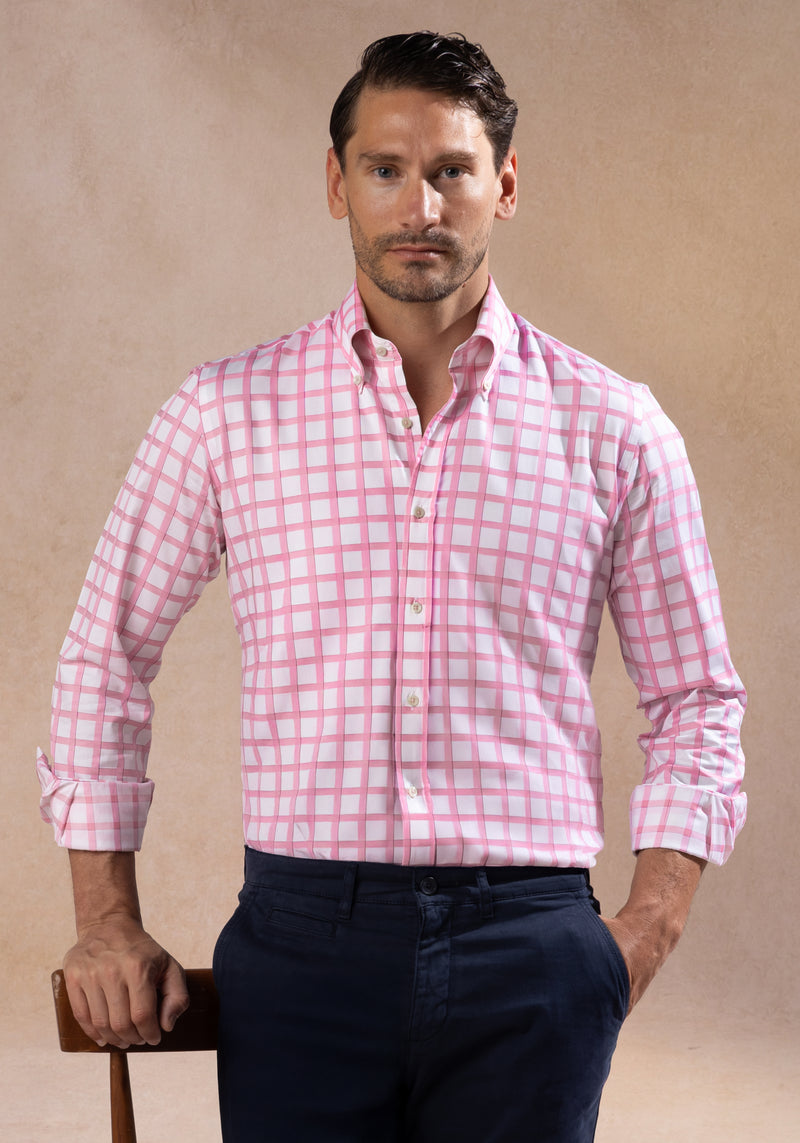Bloom Rose Checked Signature Twill Shirt