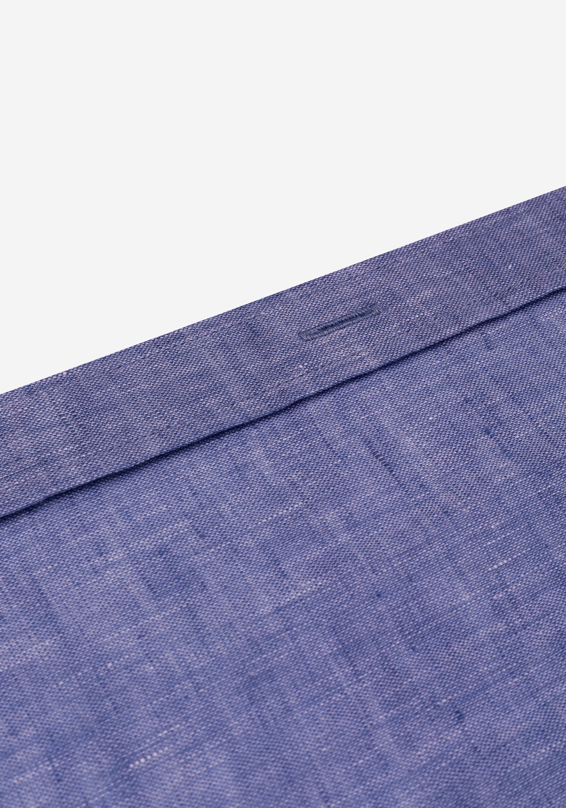 Steel Blue Belgian Linen Shirt