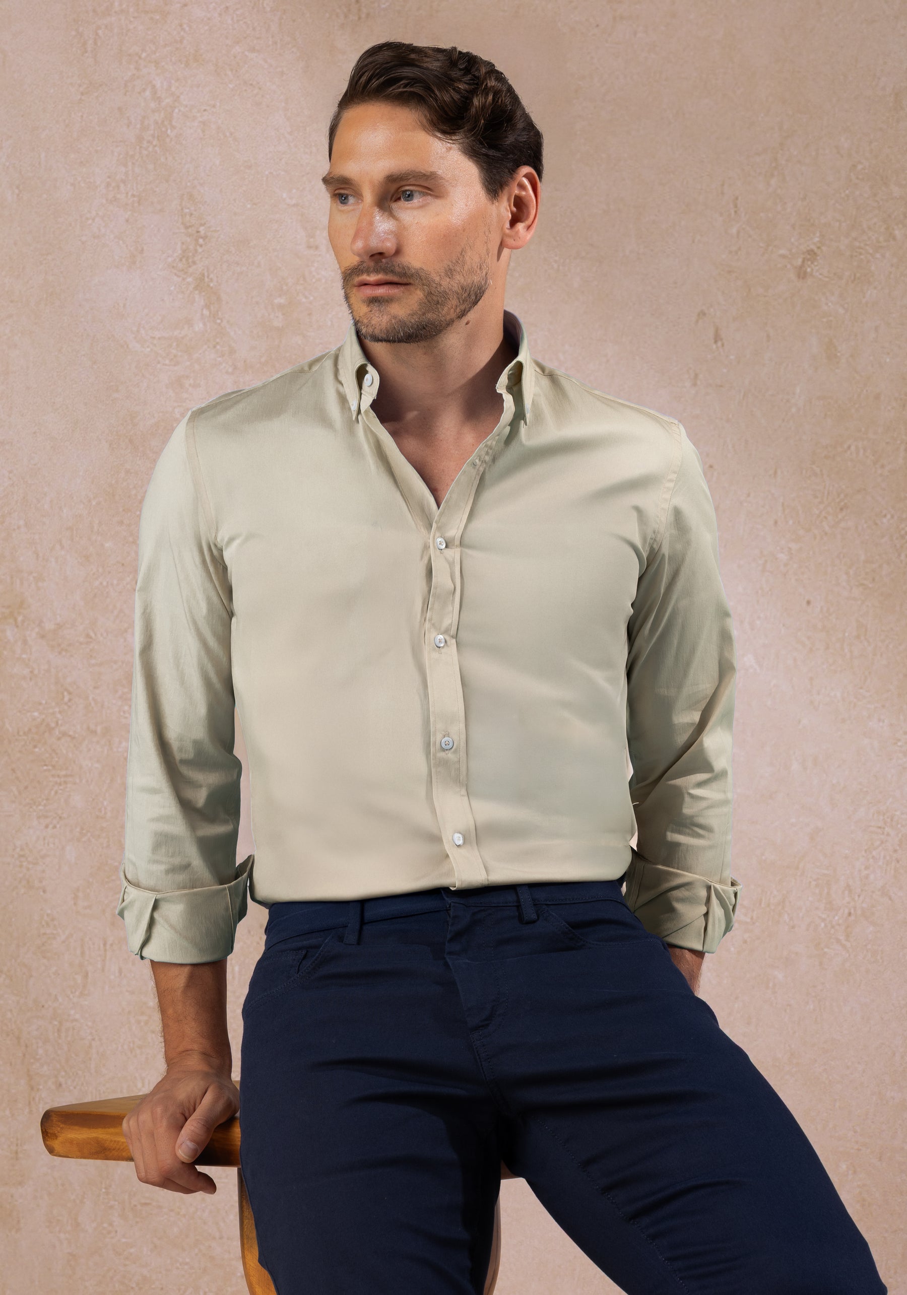 Pale Olive Aero-Hybrid Shirt