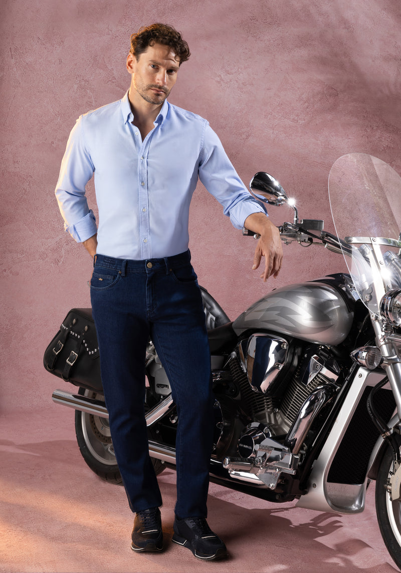 Haze Blue Oxford Shirt