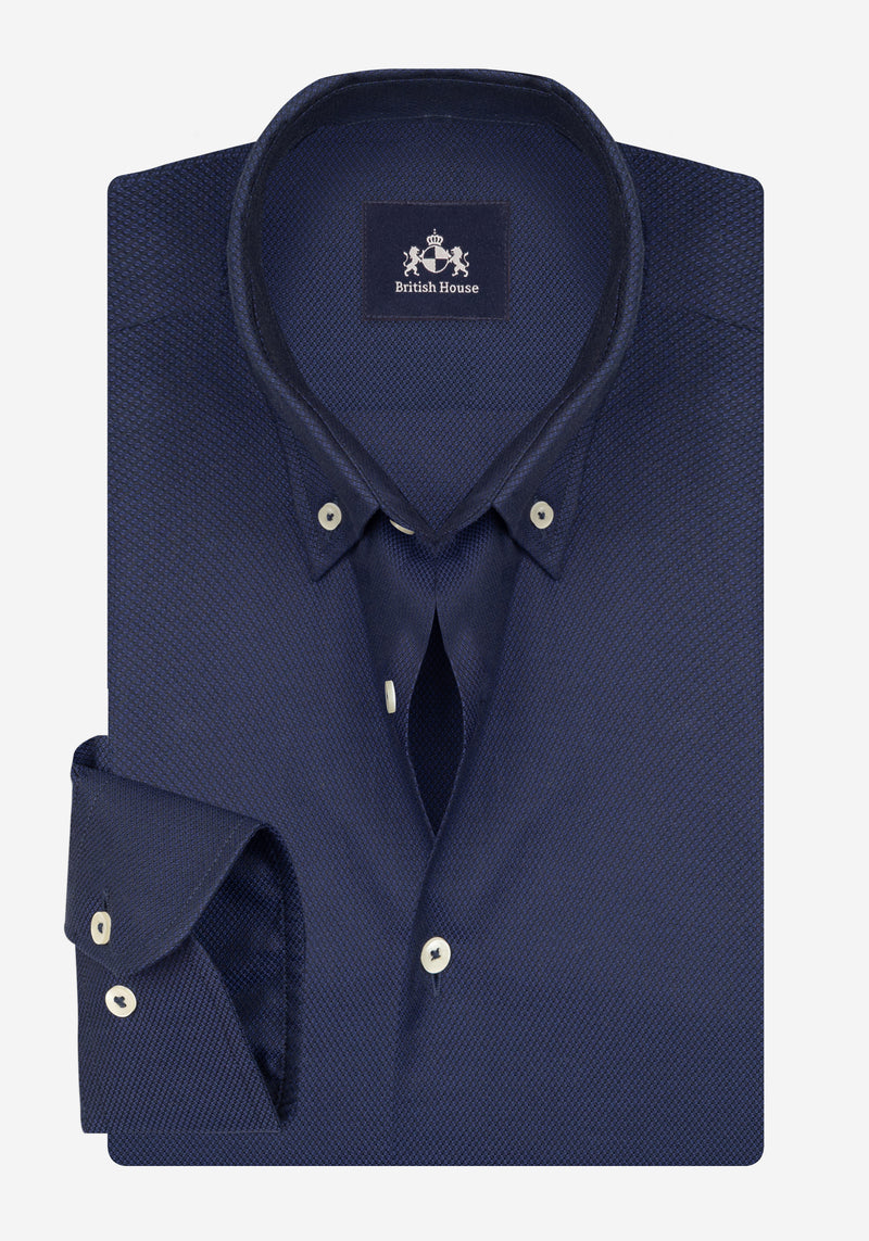 Celestial Navy Dobby Shirt