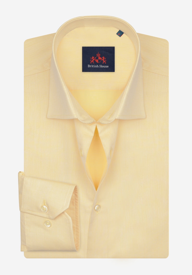 Pastel Yellow Piqué Shirt
