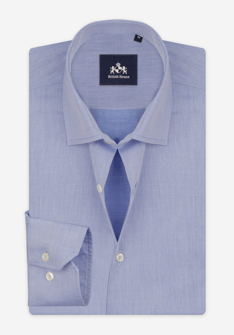 Serene Blue Piqué Shirt