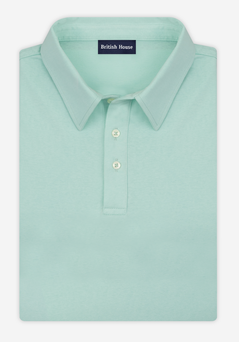 Neo Mint Cotton Polo Shirt