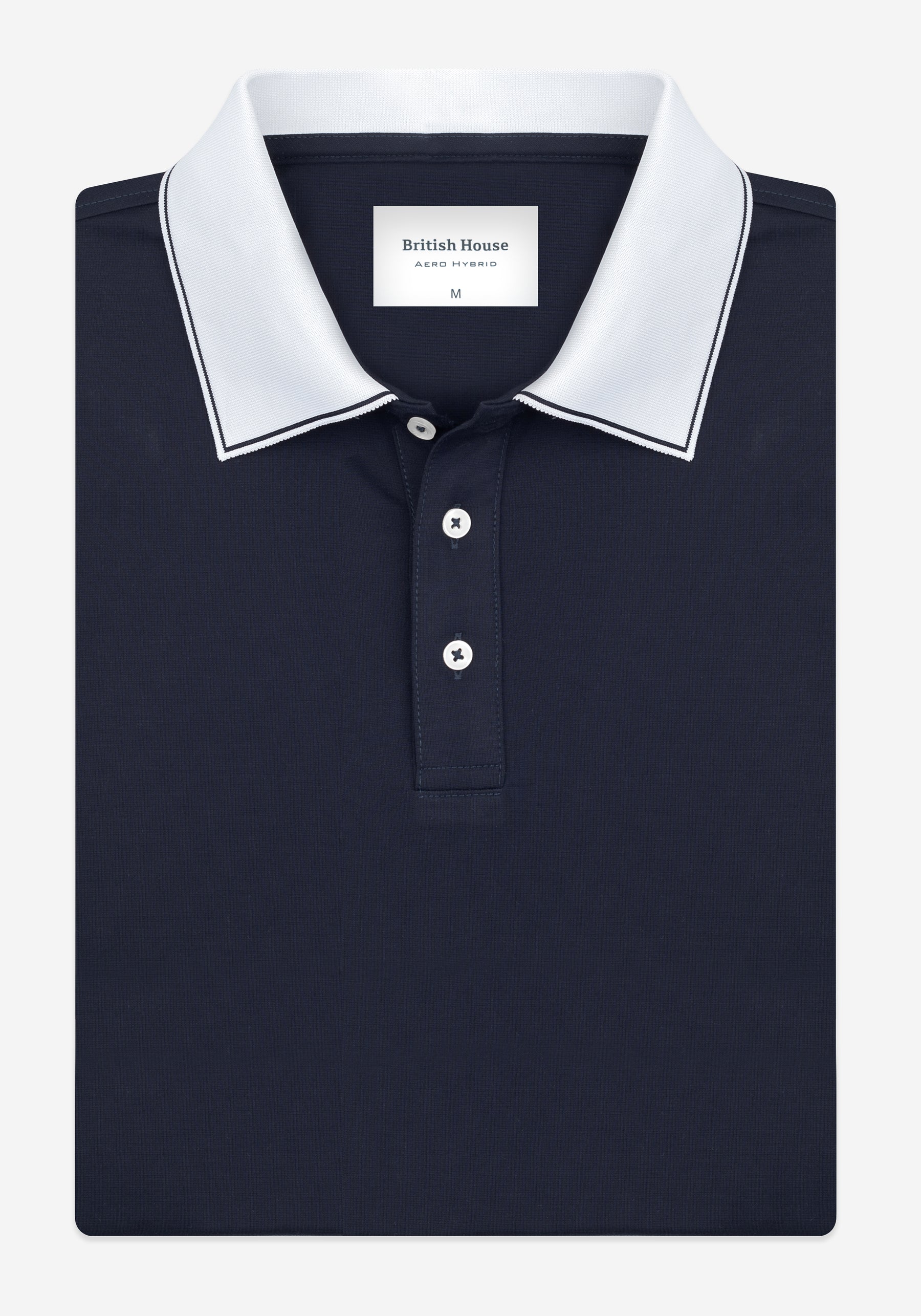 Ink Navy Aero-Hybrid Polo Shirt