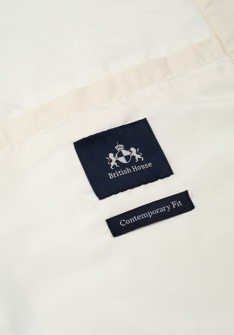 Muted Off-White Aero-Hybrid Bomber Jacket