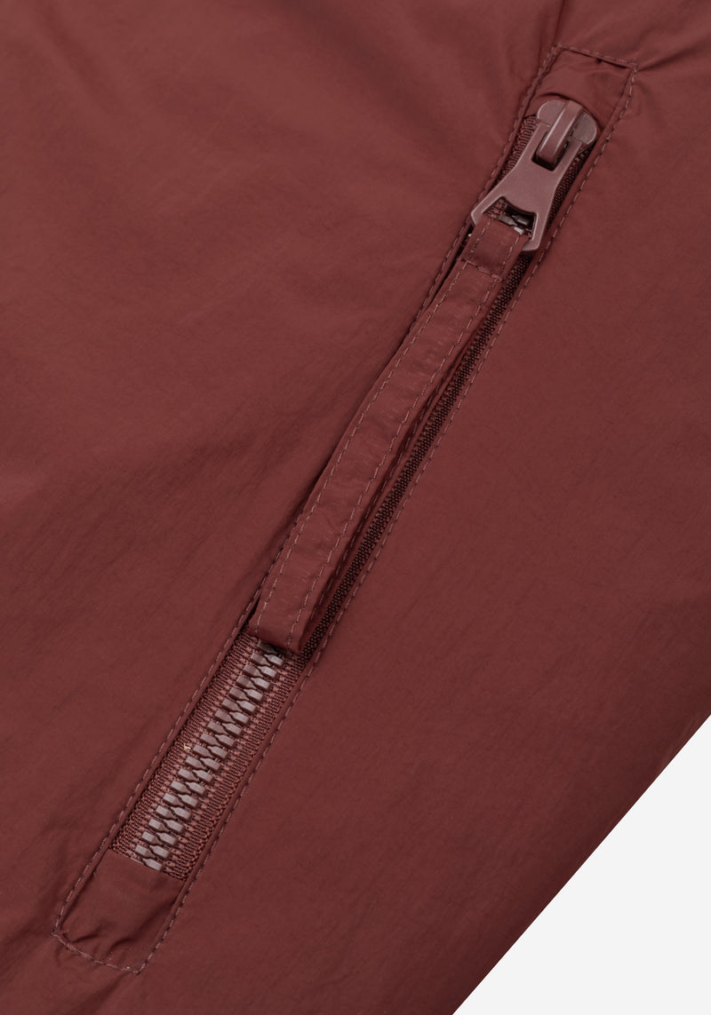 Vintage Burgundy Aero-Hybrid Bomber Jacket