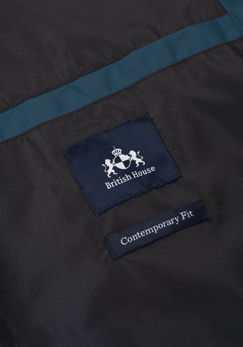 Ocean Teal Blue Aero-Hybrid Bomber Jacket