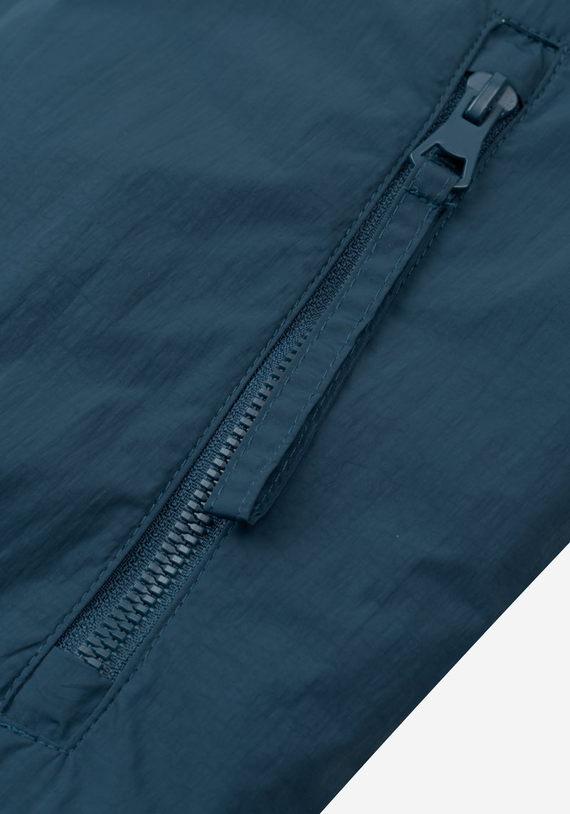 Ocean Teal Blue Aero-Hybrid Bomber Jacket