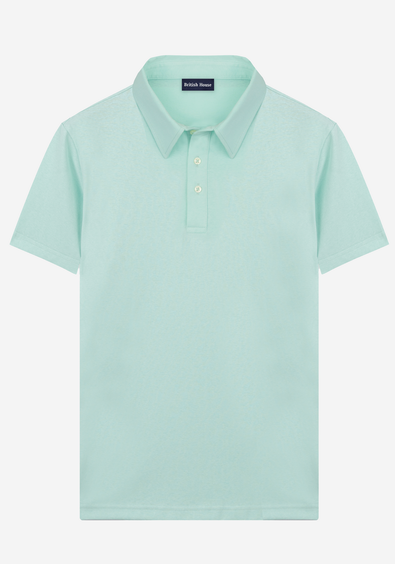 Neo Mint Cotton Polo Shirt
