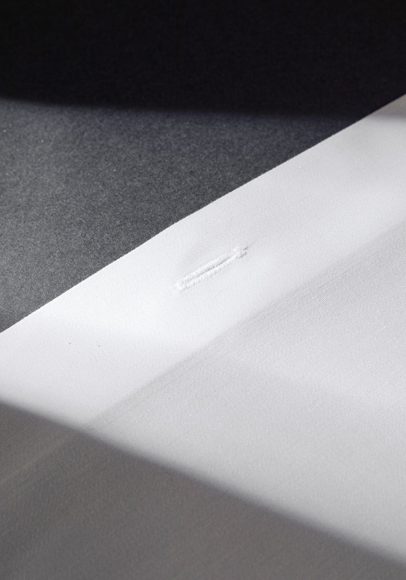 Supreme White Luxe Twill Shirt - Wrinkle-free