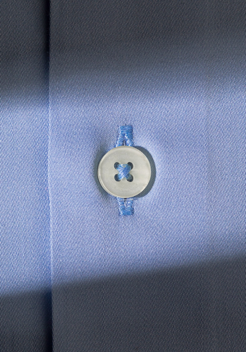 Alice Blue Luxe Twill Shirt - Wrinkle-free