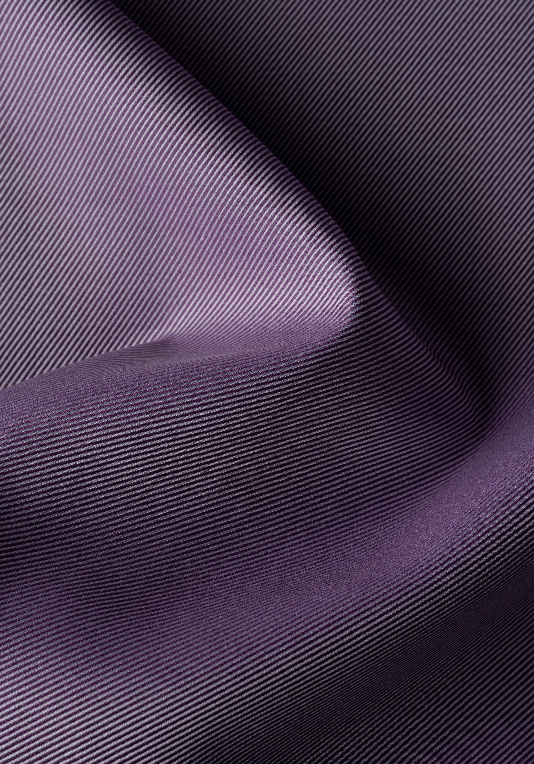 Giza 87 Cotton Grape Purple Stripe Fine Twill Shirt