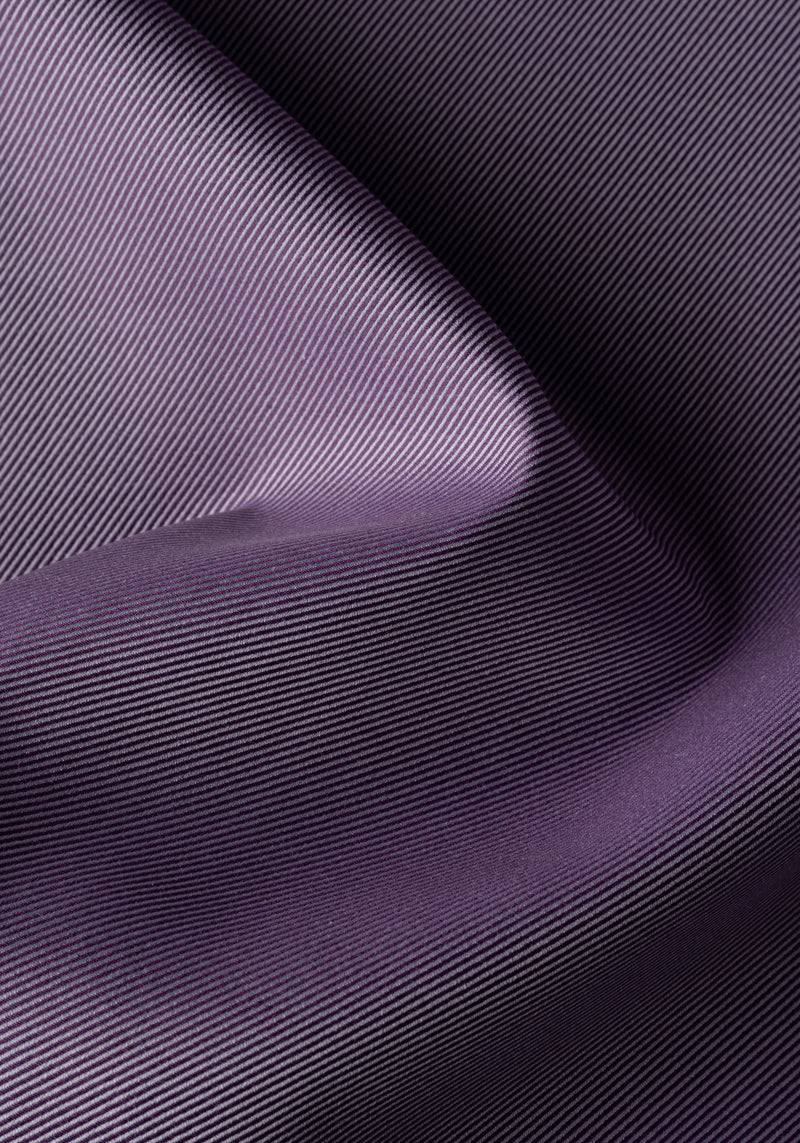 Giza 87 Cotton Grape Purple Stripe Fine Twill Shirt