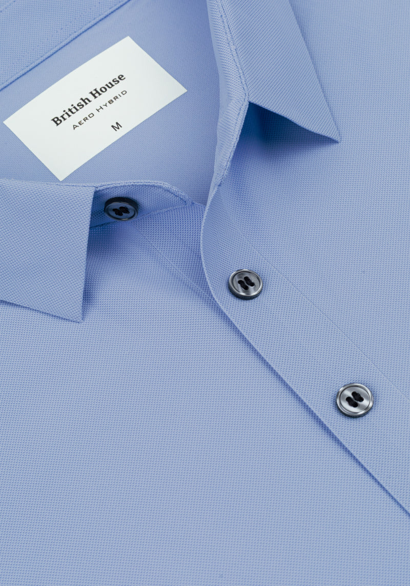 Sky Blue Aero-Hybrid Polo
