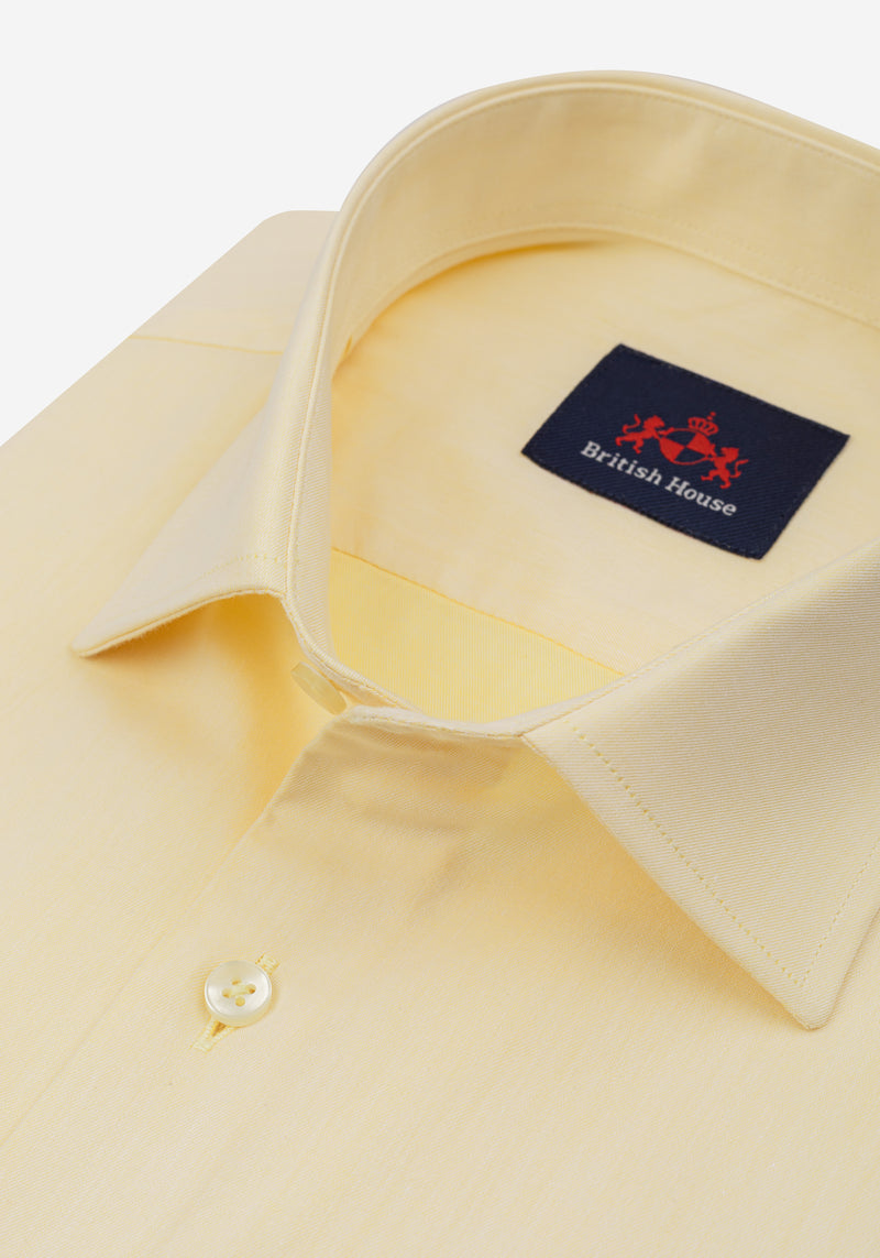 Pastel Yellow Piqué Shirt